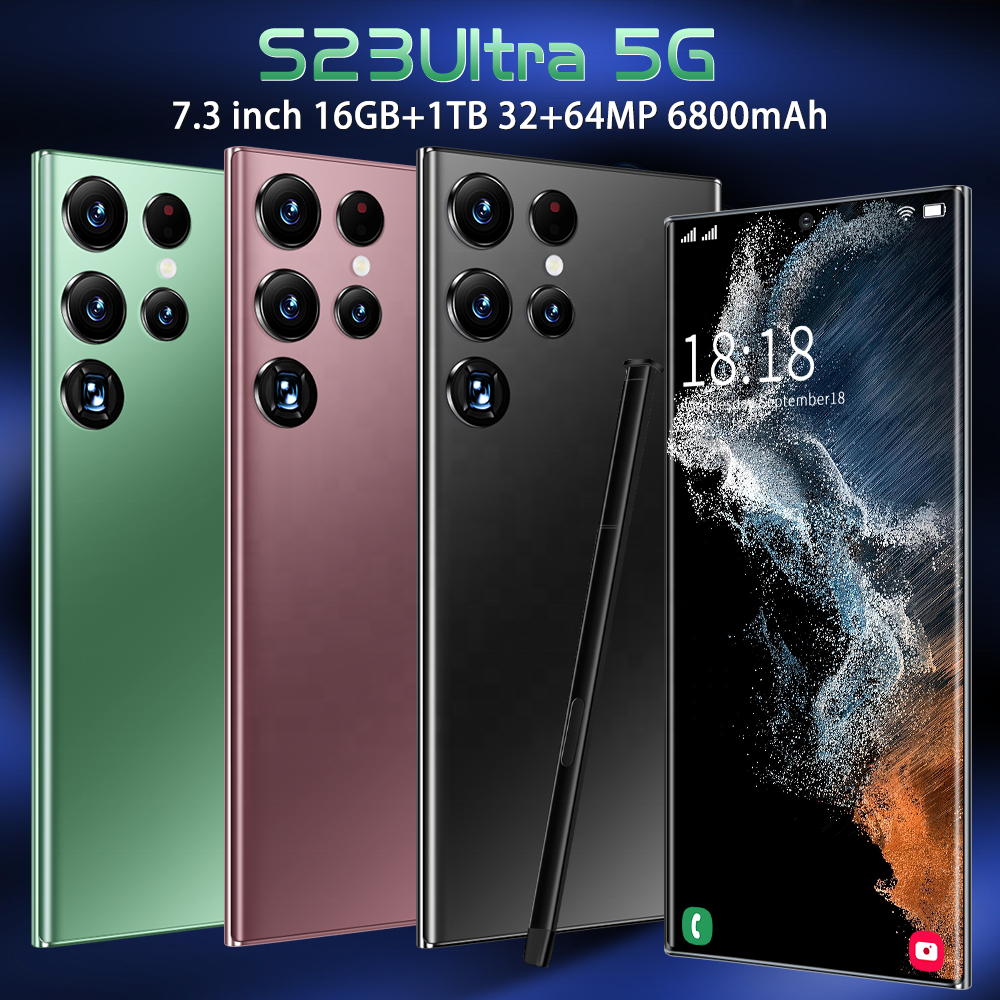 2023 NEW Original S23 Ultra smartphone 5g 6.7 Inch 12Gb + 512Gb S23 Smartphone Android 13.0 phones mobile S23 Ultra Telefonos